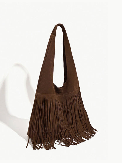 Isla | Boho Hobo-Tas met Fransen