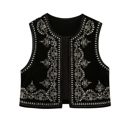Jasmina | Elegant Geborduurd Vest