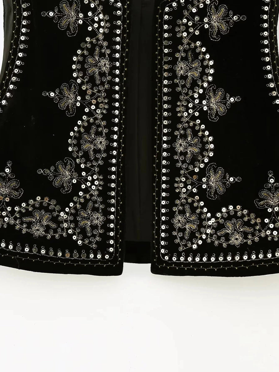 Jasmina | Elegant Geborduurd Vest