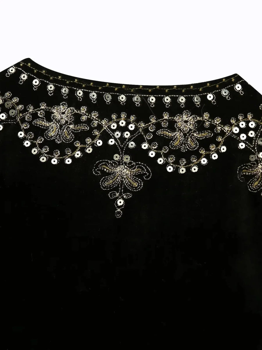 Jasmina | Elegant Geborduurd Vest