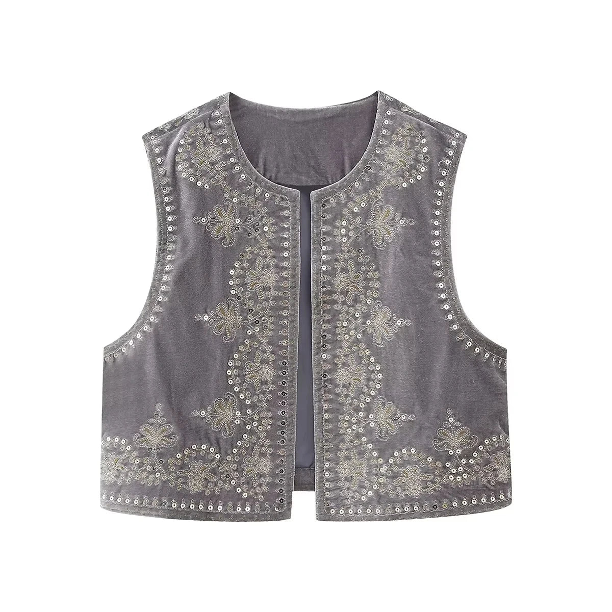 Jasmina | Elegant Geborduurd Vest