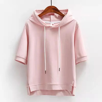 Korte mouw hoodie dames – Louna