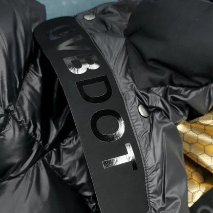 Lange warme winterjas voor dames