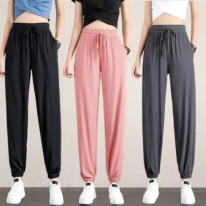 Lichtgewicht dames jogger met elastische taille