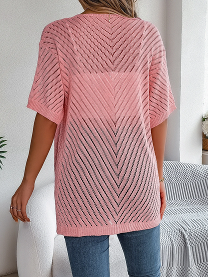 Luchtig gebreid dames vest – Alina
