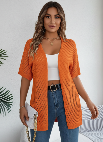 Luchtig gebreid dames vest – Alina