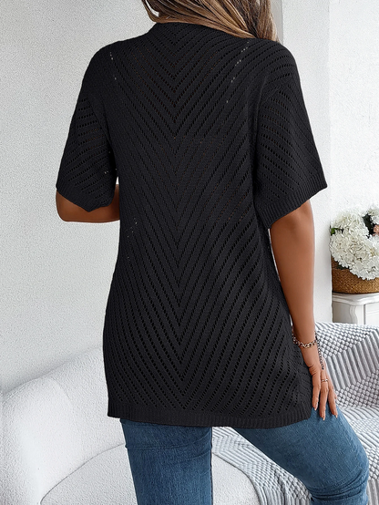 Luchtig gebreid dames vest – Alina