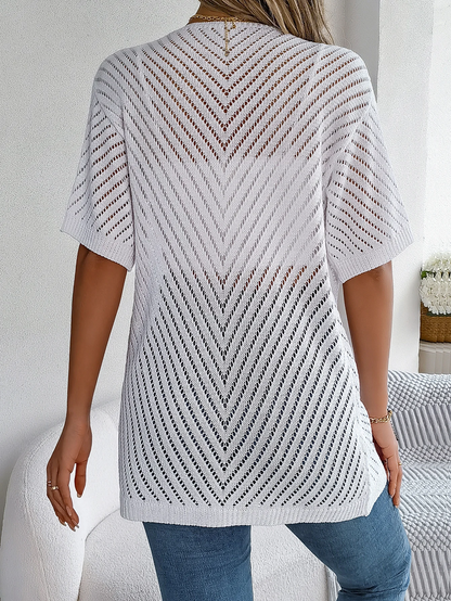 Luchtig gebreid dames vest – Alina