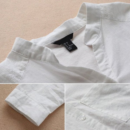 Luchtige casual damesblouse van zacht katoen