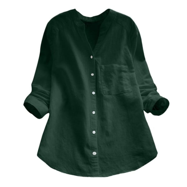 Luchtige casual damesblouse van zacht katoen
