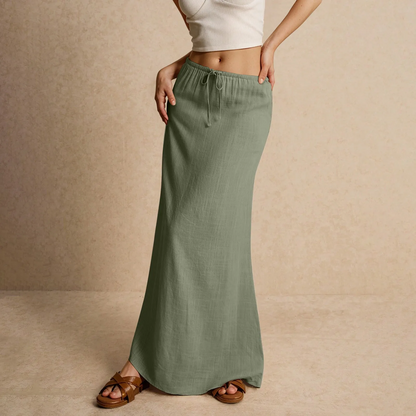 Luchtige maxi dames rok – Muse Drape