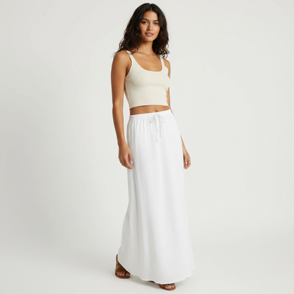 Luchtige maxi dames rok – Muse Drape