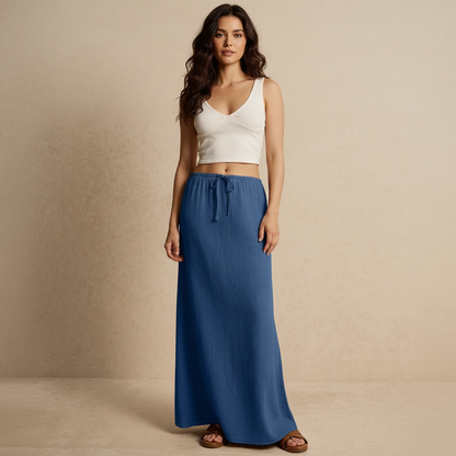 Luchtige maxi dames rok – Muse Drape
