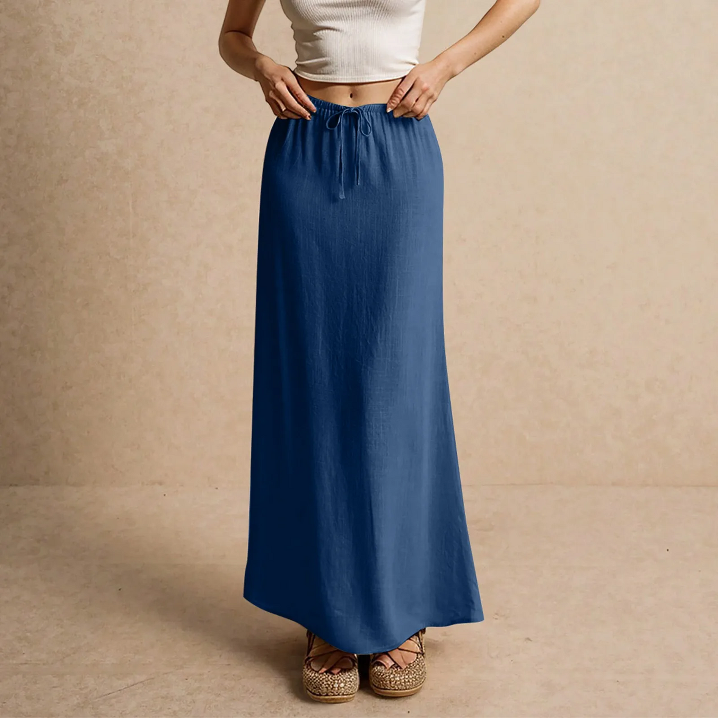 Luchtige maxi dames rok – Muse Drape