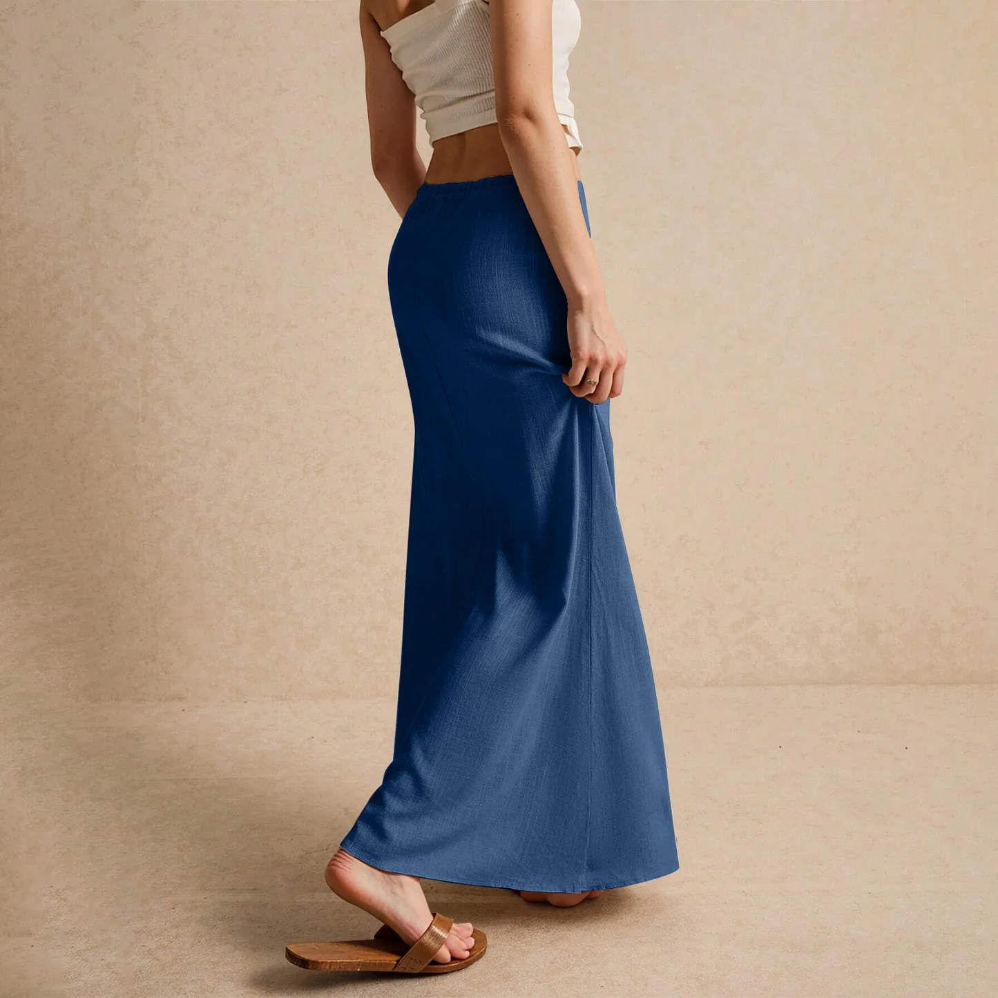 Luchtige maxi dames rok – Muse Drape