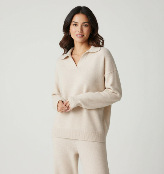 Luxe cashmere lounge set dames – Clairmont
