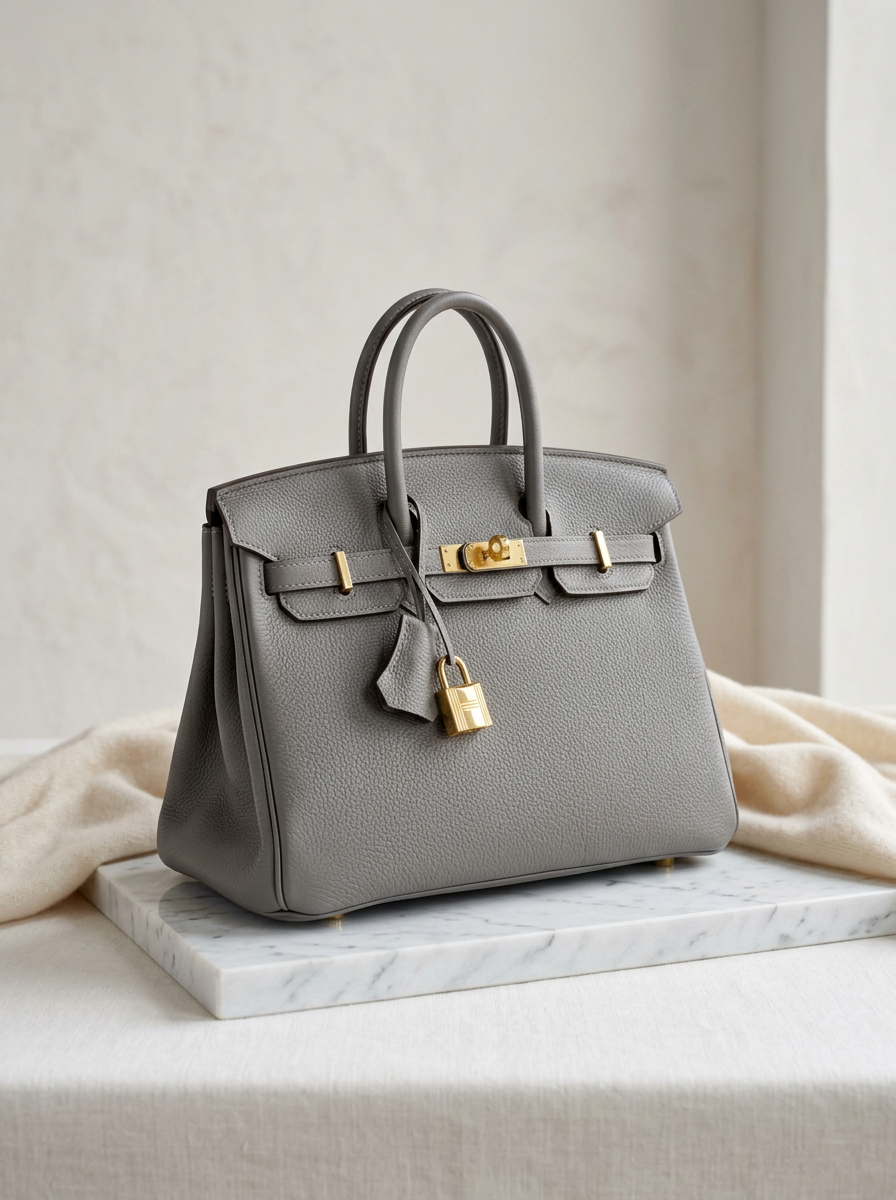 Luxe dameshandtas van leer met elegante sluiting