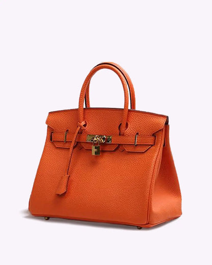 Luxe dameshandtas van leer met elegante sluiting