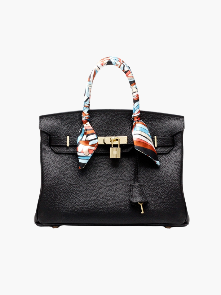 Luxe dameshandtas van leer met elegante sluiting