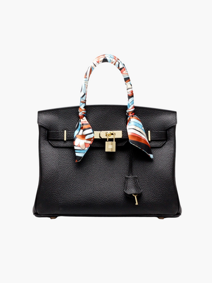 Luxe dameshandtas van leer met elegante sluiting