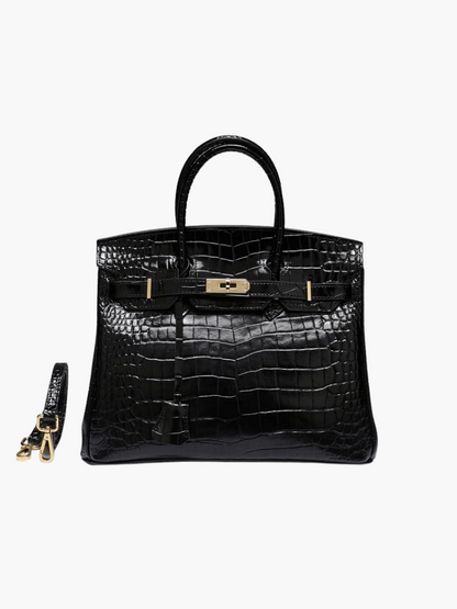 Luxe dameshandtas van leer met elegante sluiting