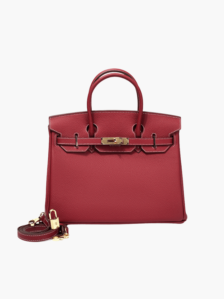Luxe dameshandtas van leer met elegante sluiting