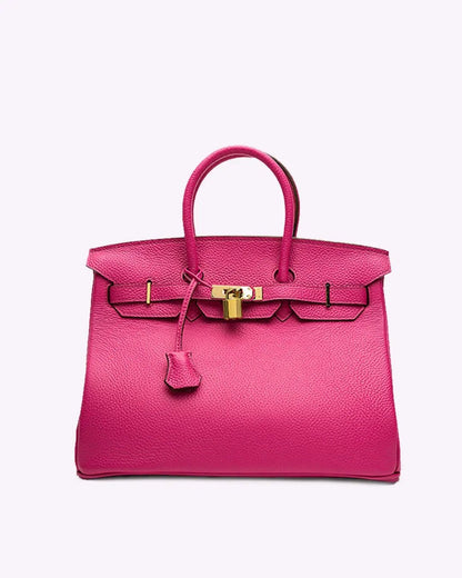 Luxe dameshandtas van leer met elegante sluiting