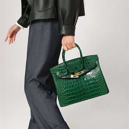 Luxe dameshandtas van leer met elegante sluiting
