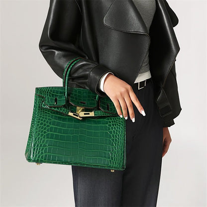 Luxe dameshandtas van leer met elegante sluiting