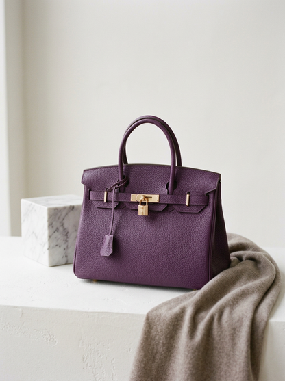 Luxe dameshandtas van leer met elegante sluiting