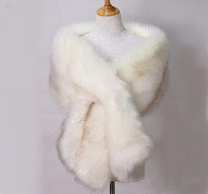 Luxe faux fur sjaal – Aurora