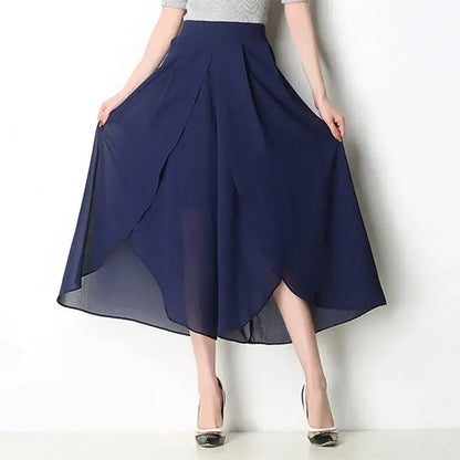Luxe geplooide midi culotte – Élise