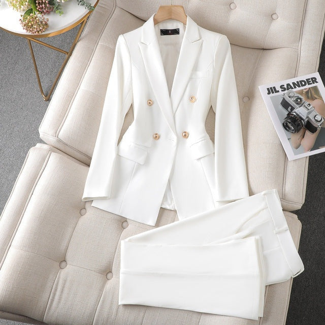 Luxe getailleerde dames blazer set – Valérie