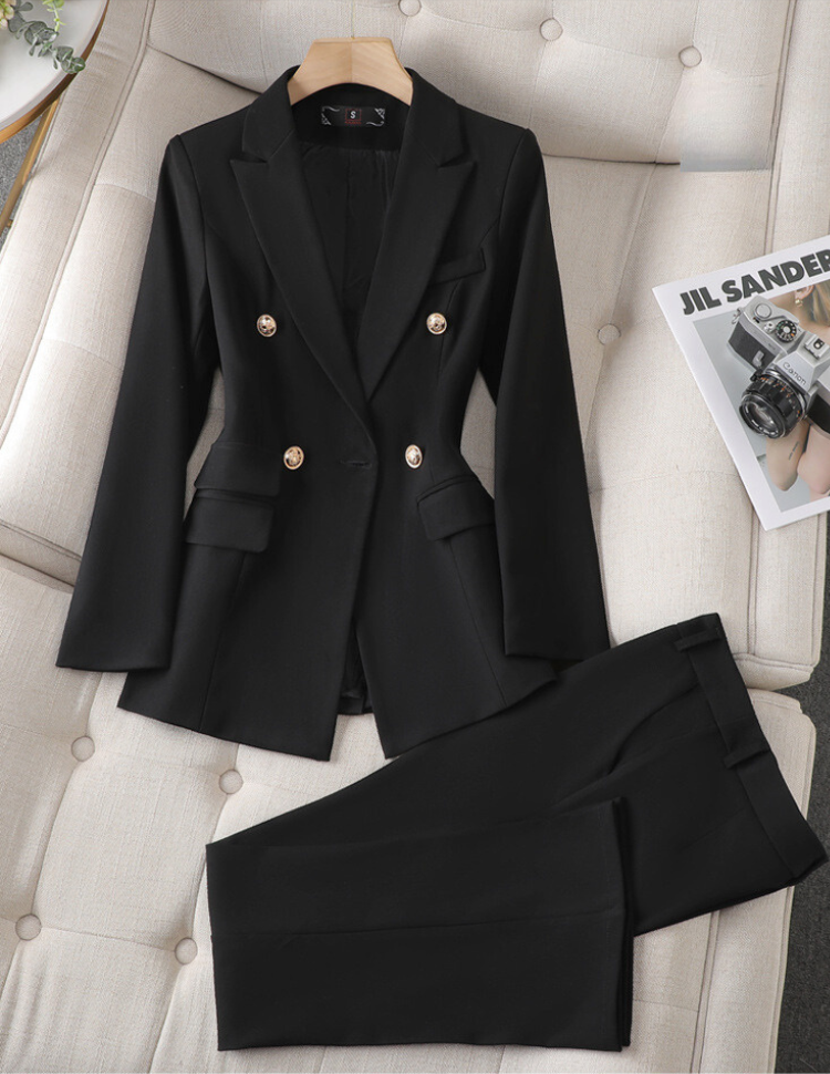Luxe getailleerde dames blazer set – Valérie