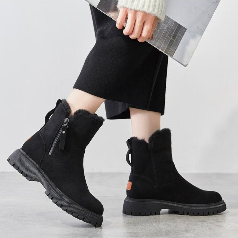 Luxe gevoerde winterboots voor koude dagen