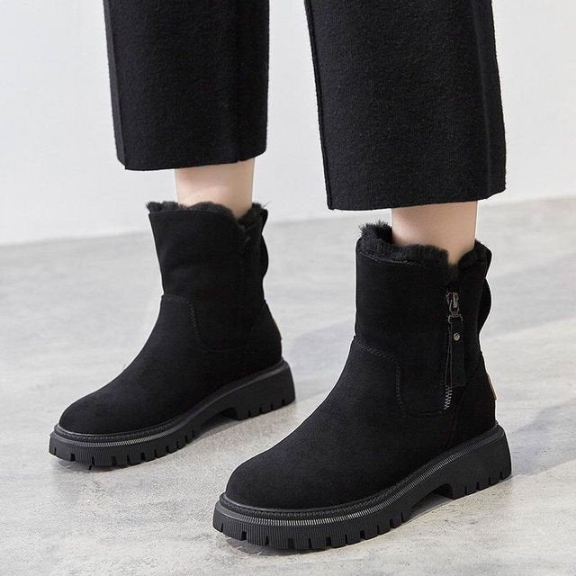 Luxe gevoerde winterboots voor koude dagen