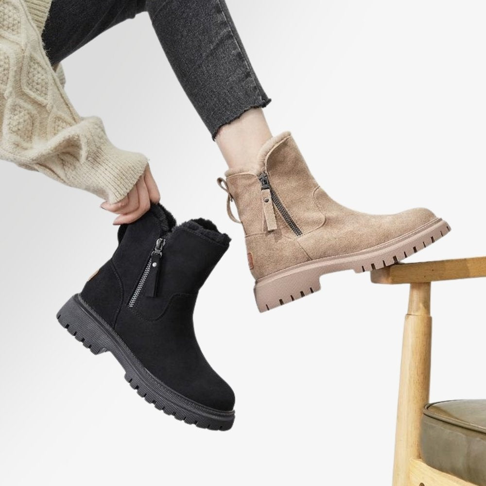 Luxe gevoerde winterboots voor koude dagen