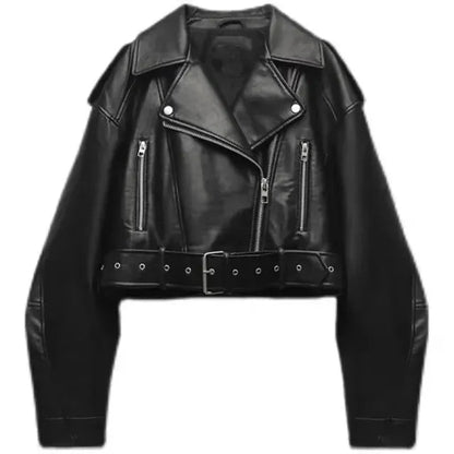 Luxe korte bikerjas voor dames