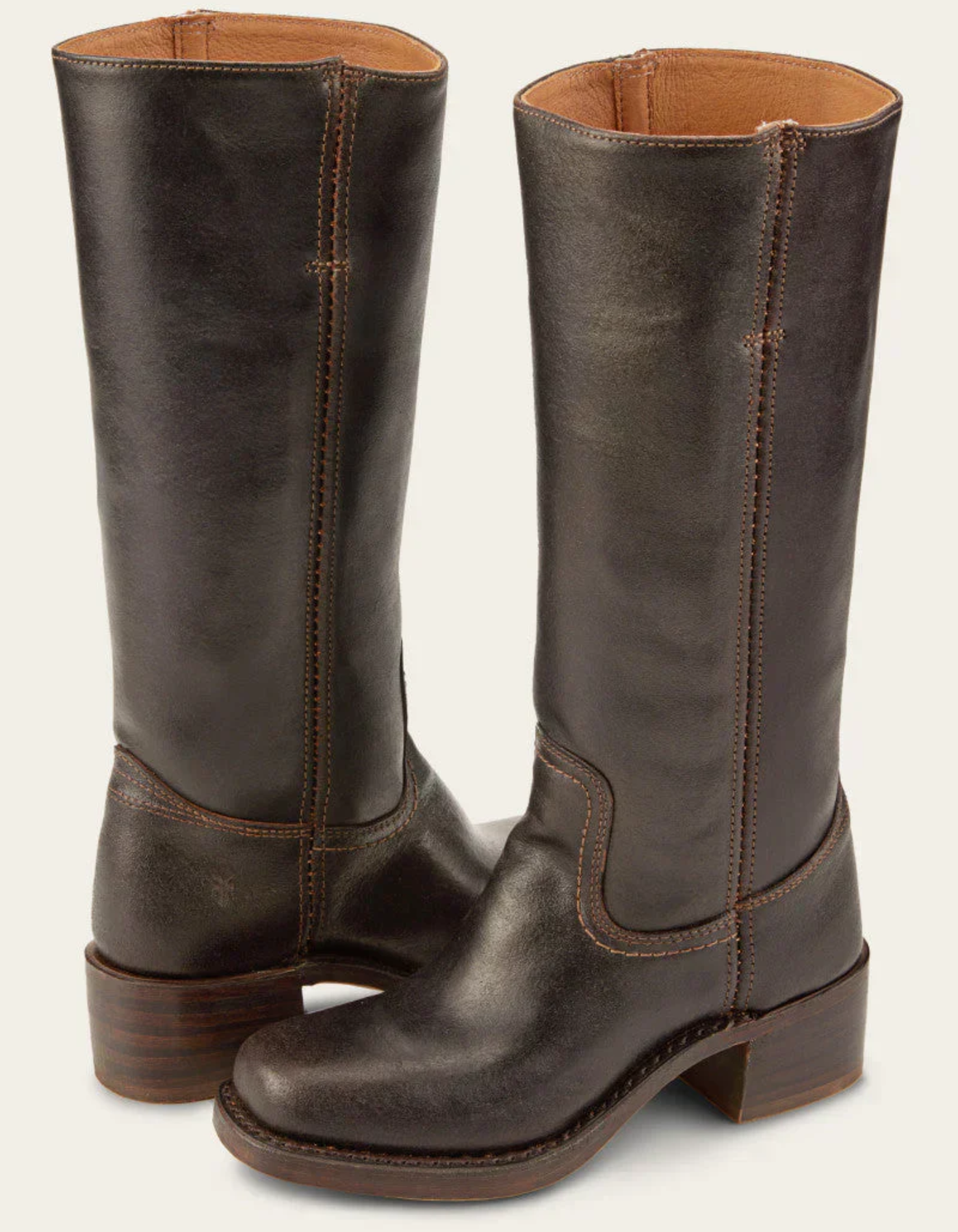 Luxe leren dameslaarzen met tijdloze western uitstraling