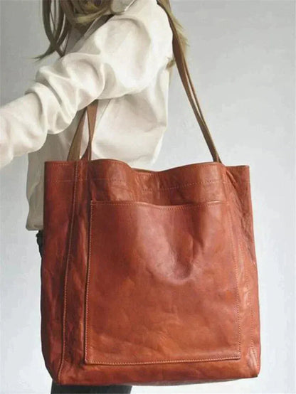 Luxe ruime vintage handtas