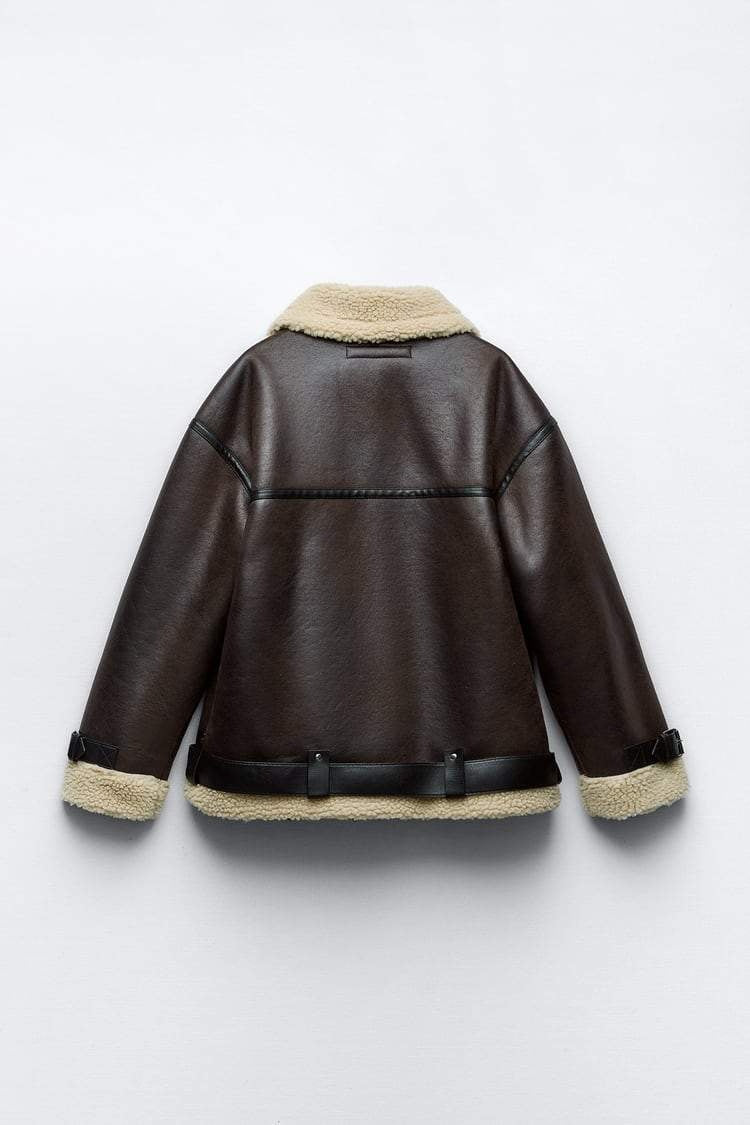 Luxe warme dames jas