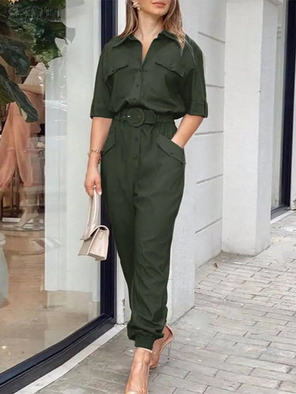 Lynn | Cargo Jumpsuit Dames