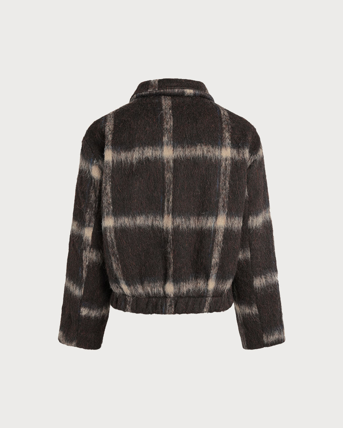 Made Cropped Checkered Jacket