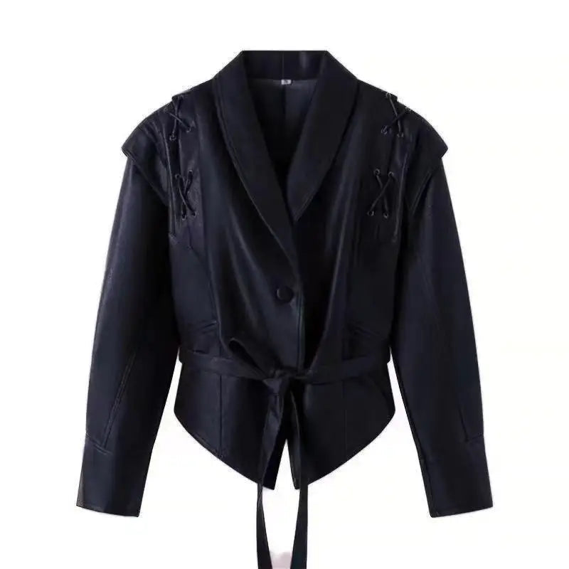 Maïa | Chic Faux Leren Jas voor Dames
