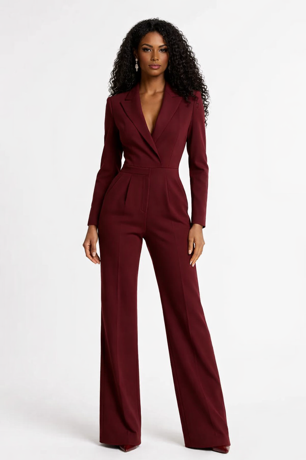 Camille Elegante Wide Leg Jumpsuit Dames