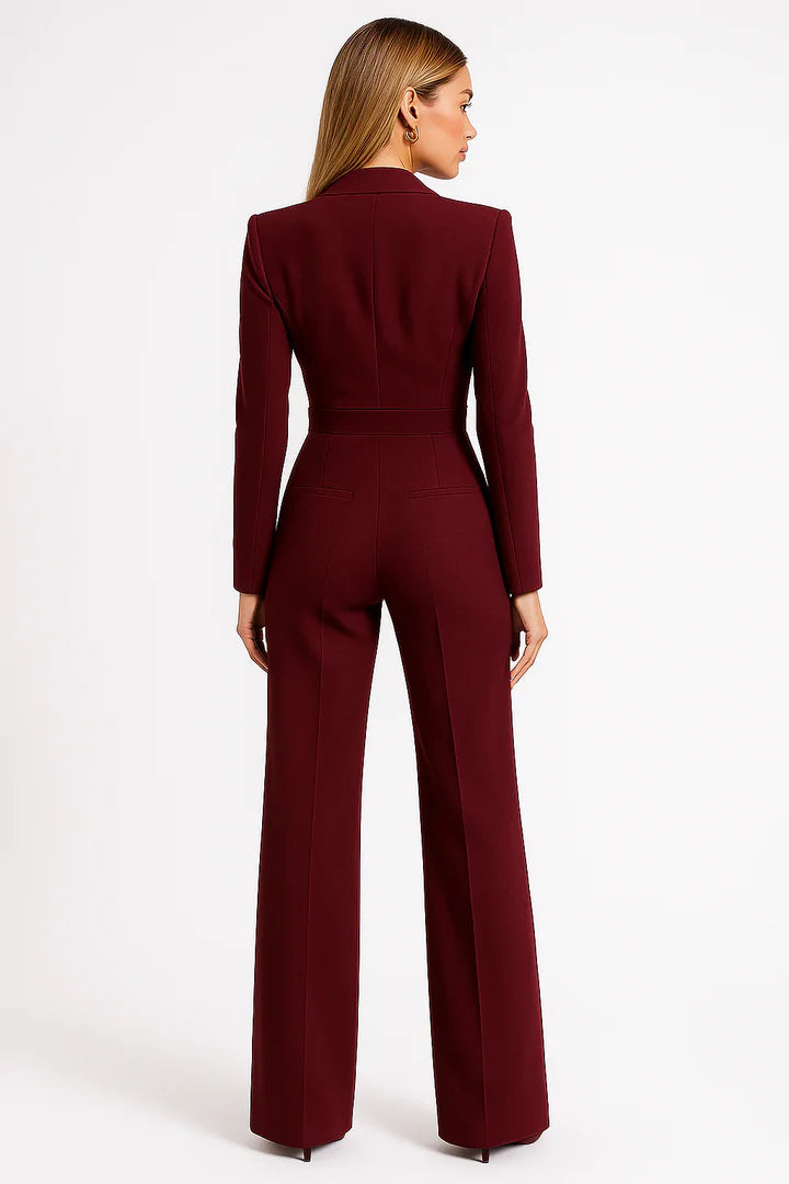 Camille Elegante Wide Leg Jumpsuit Dames