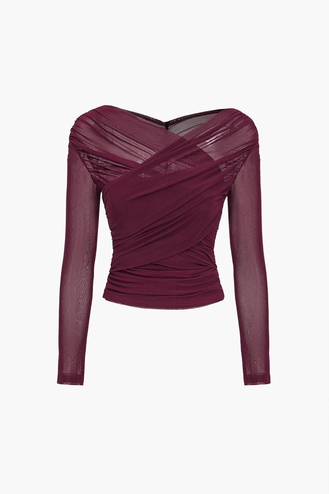 Mesh top met lange mouwen voor dames – Fern