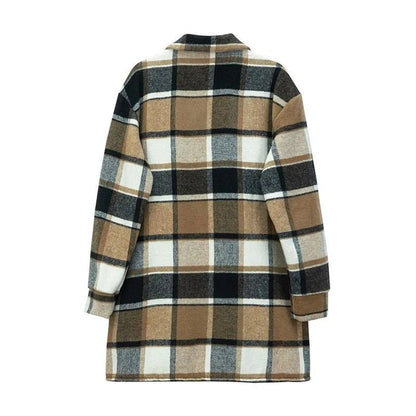 Minerva | Stijlvolle geruite Blazer Jas