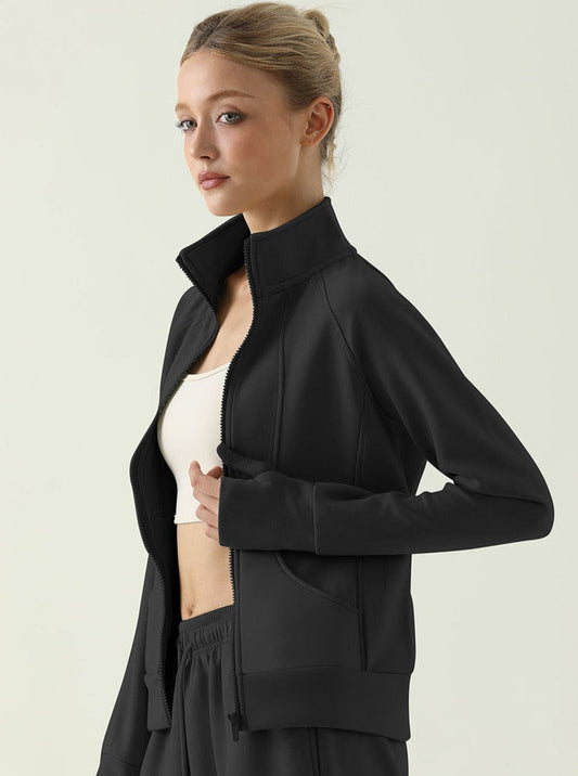 Mira | Sportieve Zip-Jack met Staande Kraag