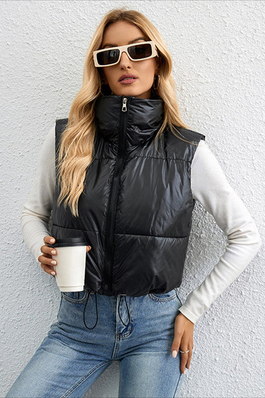 Moderne Casual Puffer Gilet voor Dames